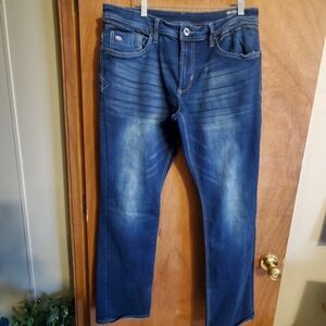 Buffalo David Bitton Mens 36/34. Relax Straight Stretch. Driven X